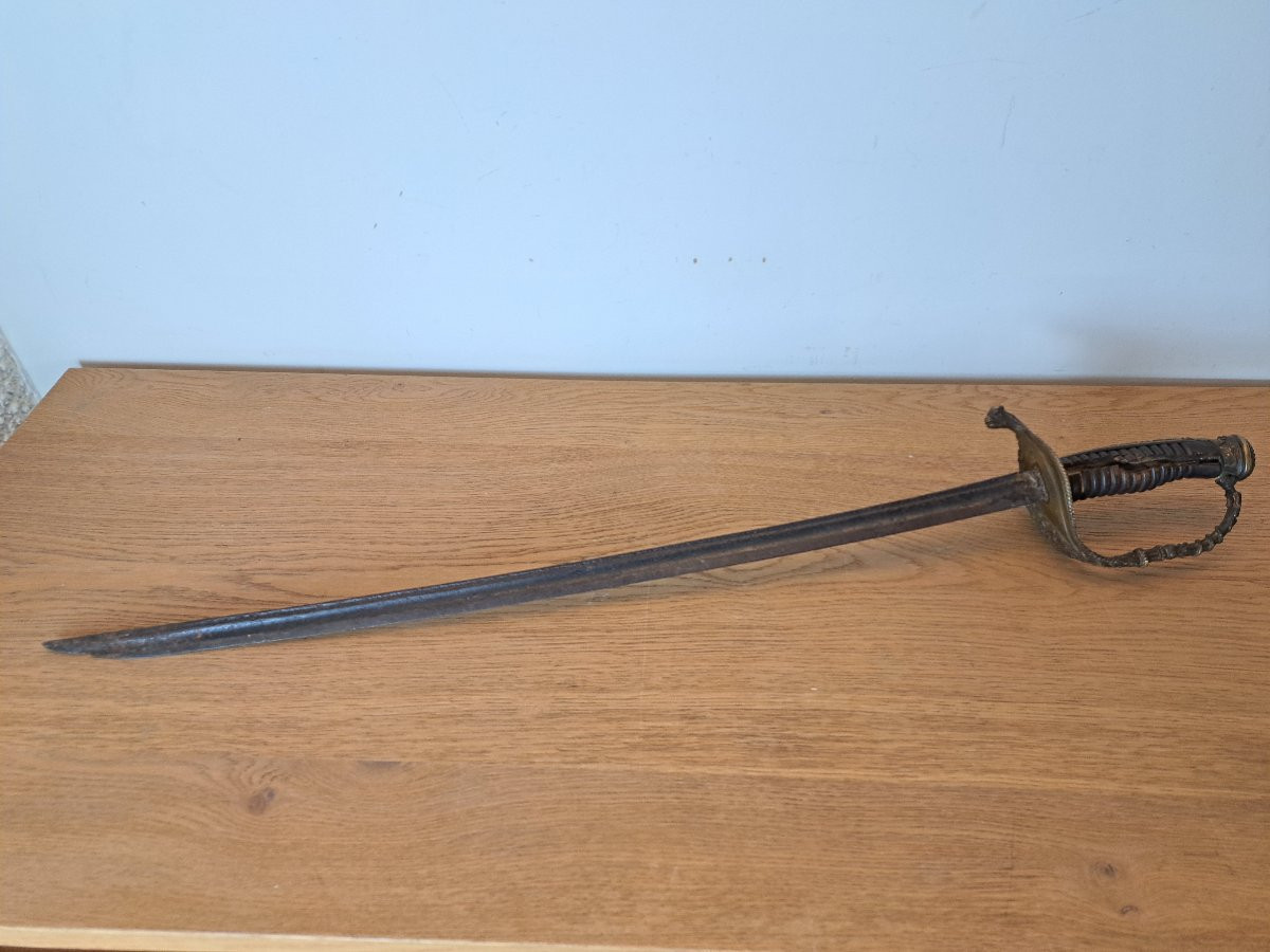 Naval Officer's Sword, 19th Century Period. -photo-7