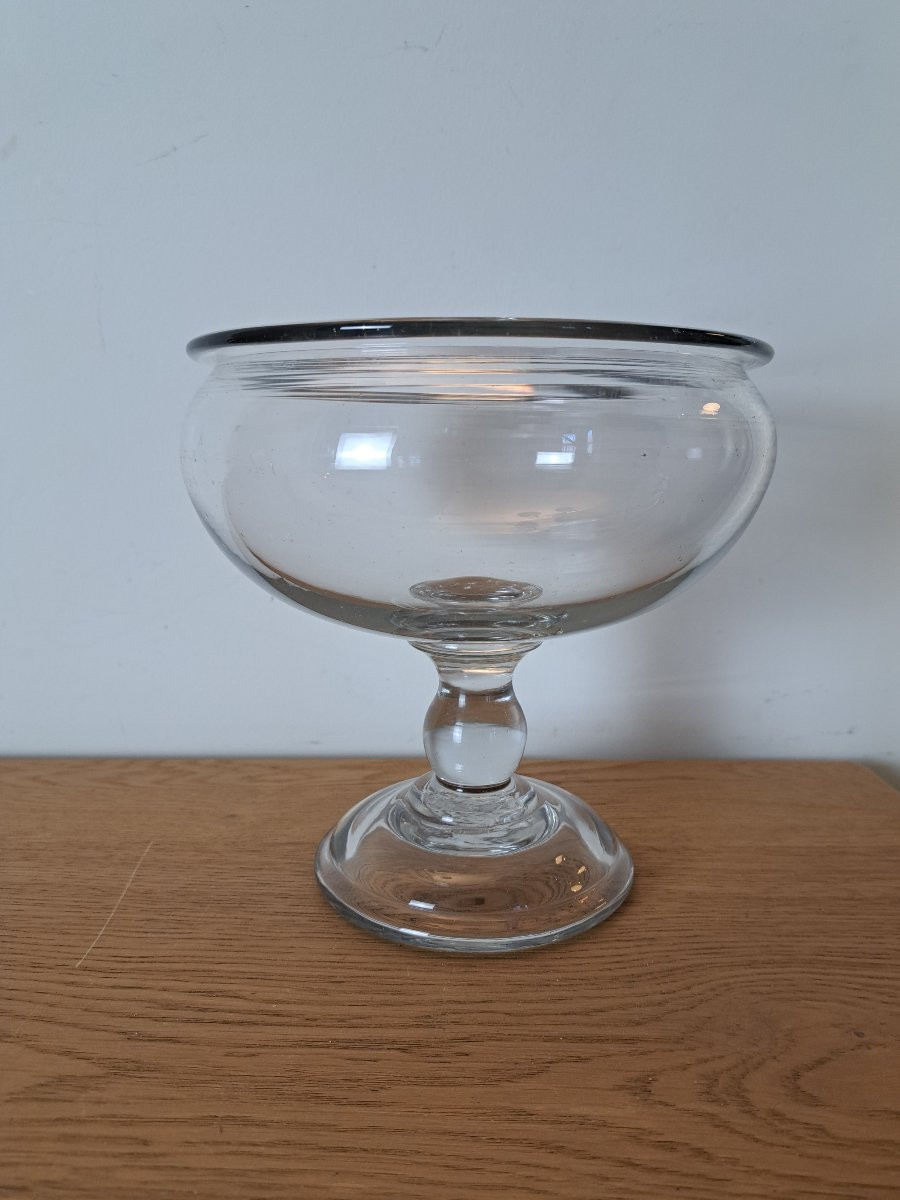 Leech Jar, Glass, 18th Century. -photo-2