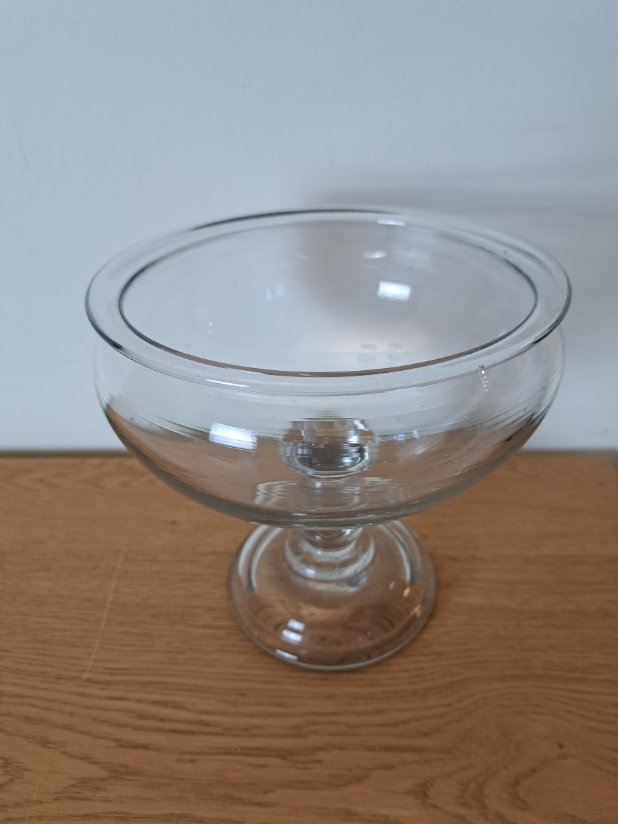 Leech Jar, Glass, 18th Century. -photo-4