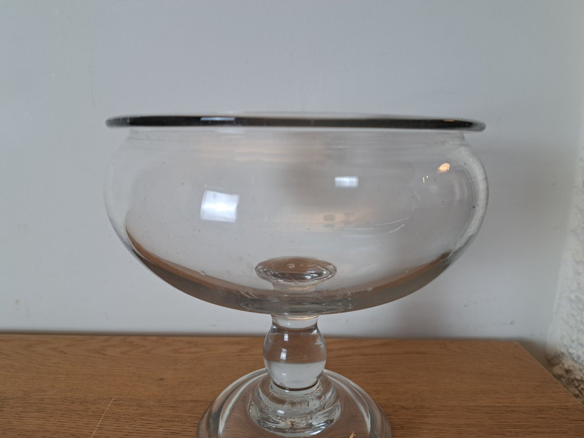 Leech Jar, Glass, 18th Century. -photo-1