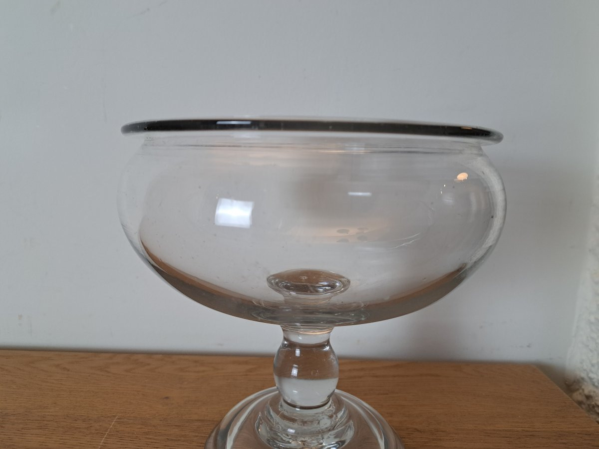 Leech Jar, Glass, 18th Century. -photo-2