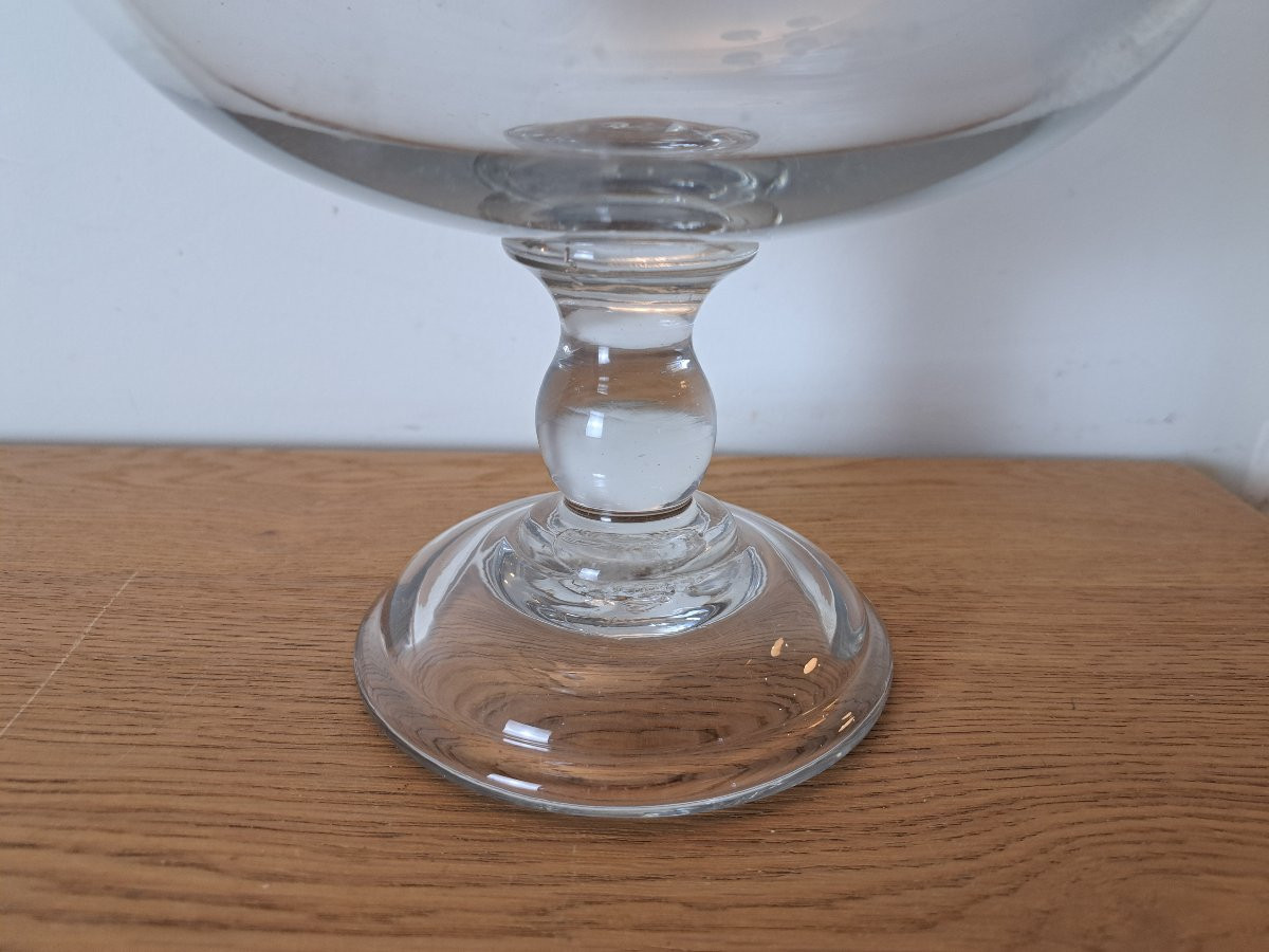 Leech Jar, Glass, 18th Century. -photo-4