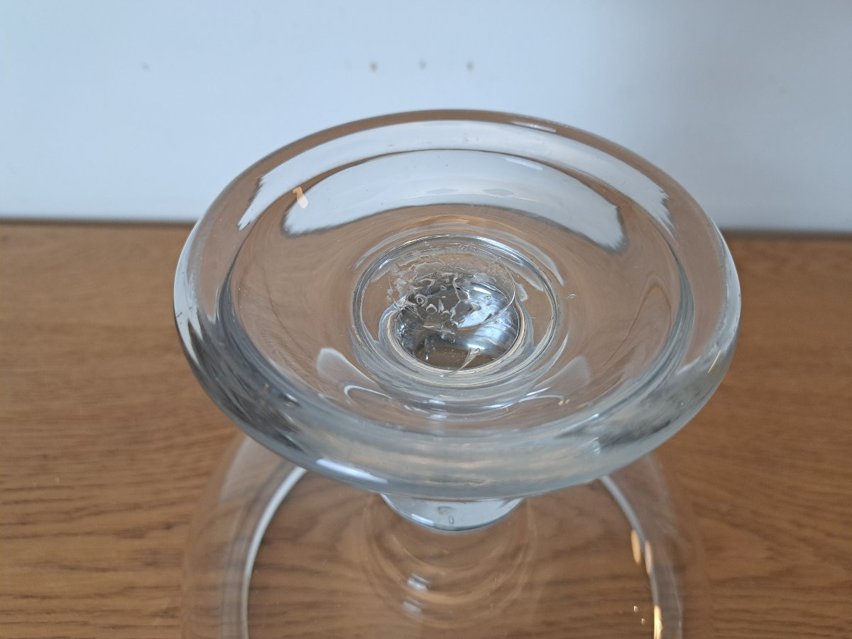 Leech Jar, Glass, 18th Century. -photo-7