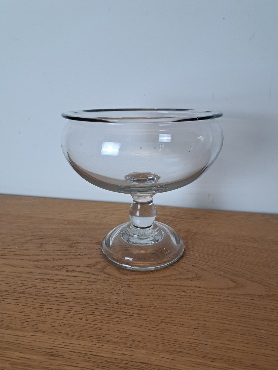 Leech Jar, Glass, 18th Century. 