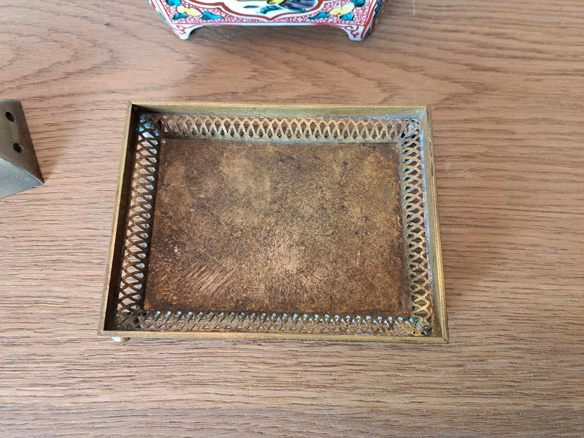 Japan, Incense Burner, Porcelain, Bronze, Late 19th/early 20th Century. -photo-7