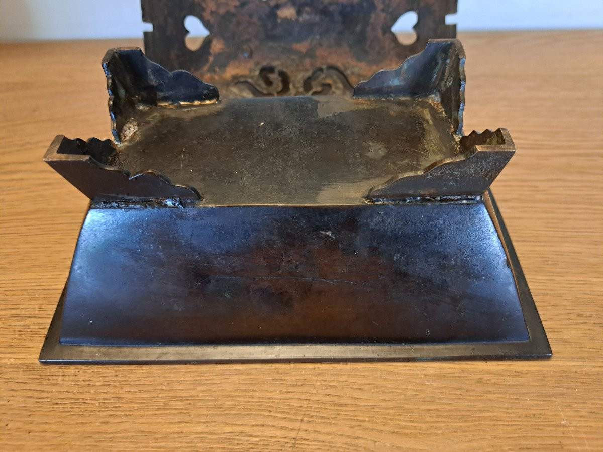 China, Incense Burner, Bronze, 19th Century. -photo-5