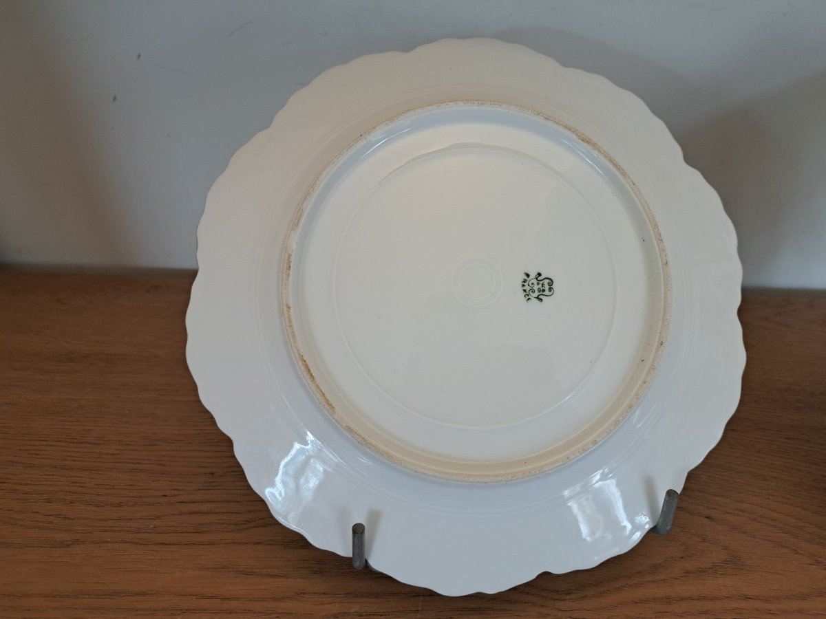 William Guérin , Paire d'assiettes , Poissons , Limoges , Début XX°. -photo-4