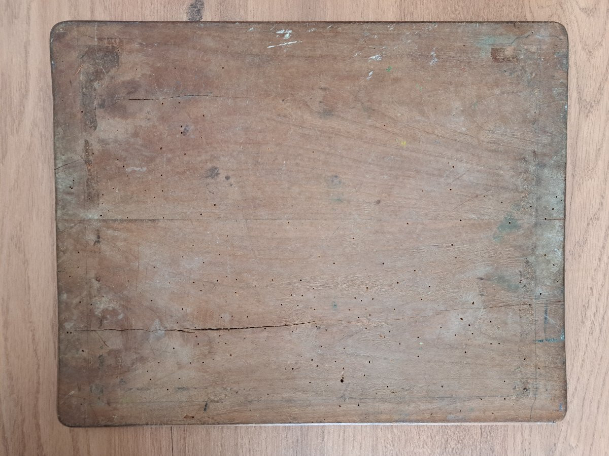 Gabriel Sue , Chasse à courre , Etude , Huile sur panneau , Début XX°. -photo-3