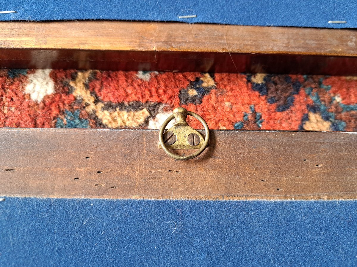 Paire de cadres , Placage d'acajou , Sycomore , XIX°. -photo-6