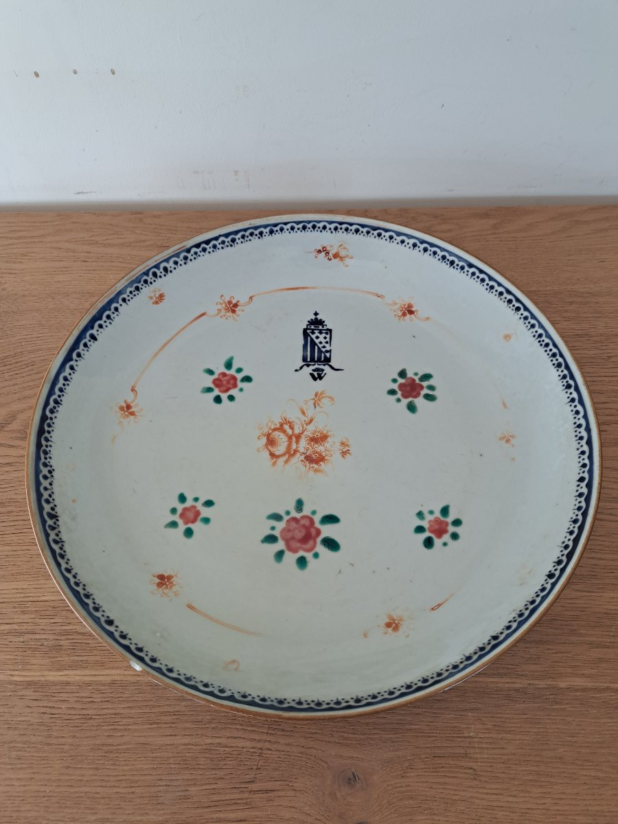 East India Company, Armorial Plate, Porcelain, 18th Century. -photo-7