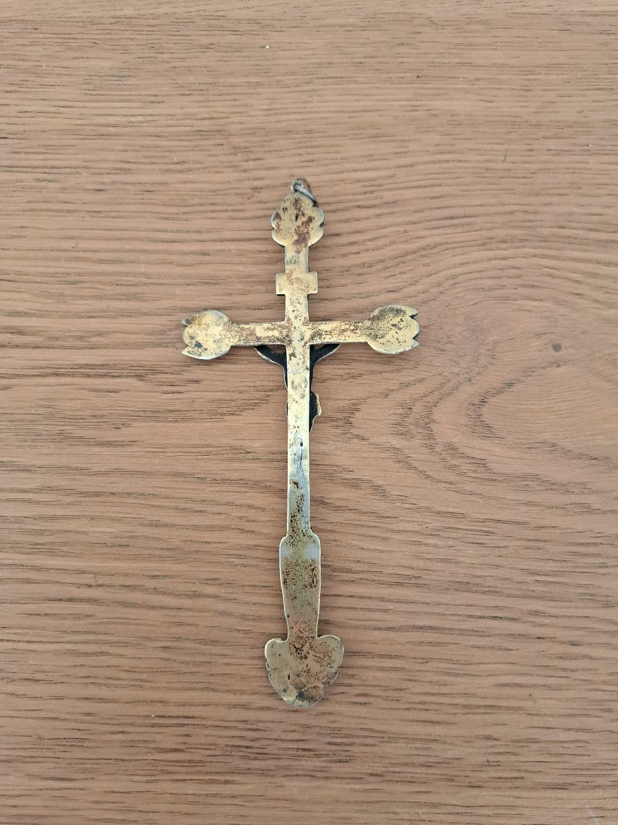 Pectoral Cross, Silver And Vermeil, 18th Century. -photo-3