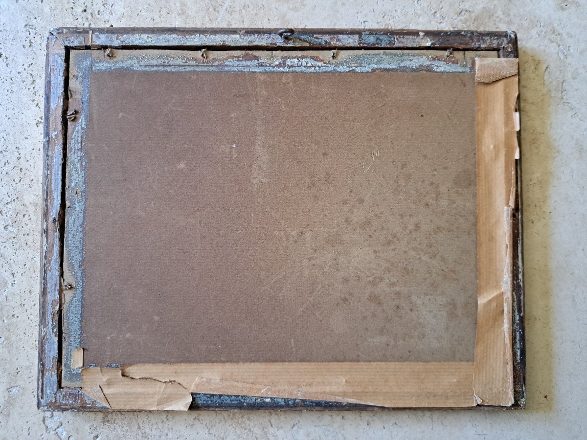 Lac suisse , Lavis d'encre , XIX°. -photo-4