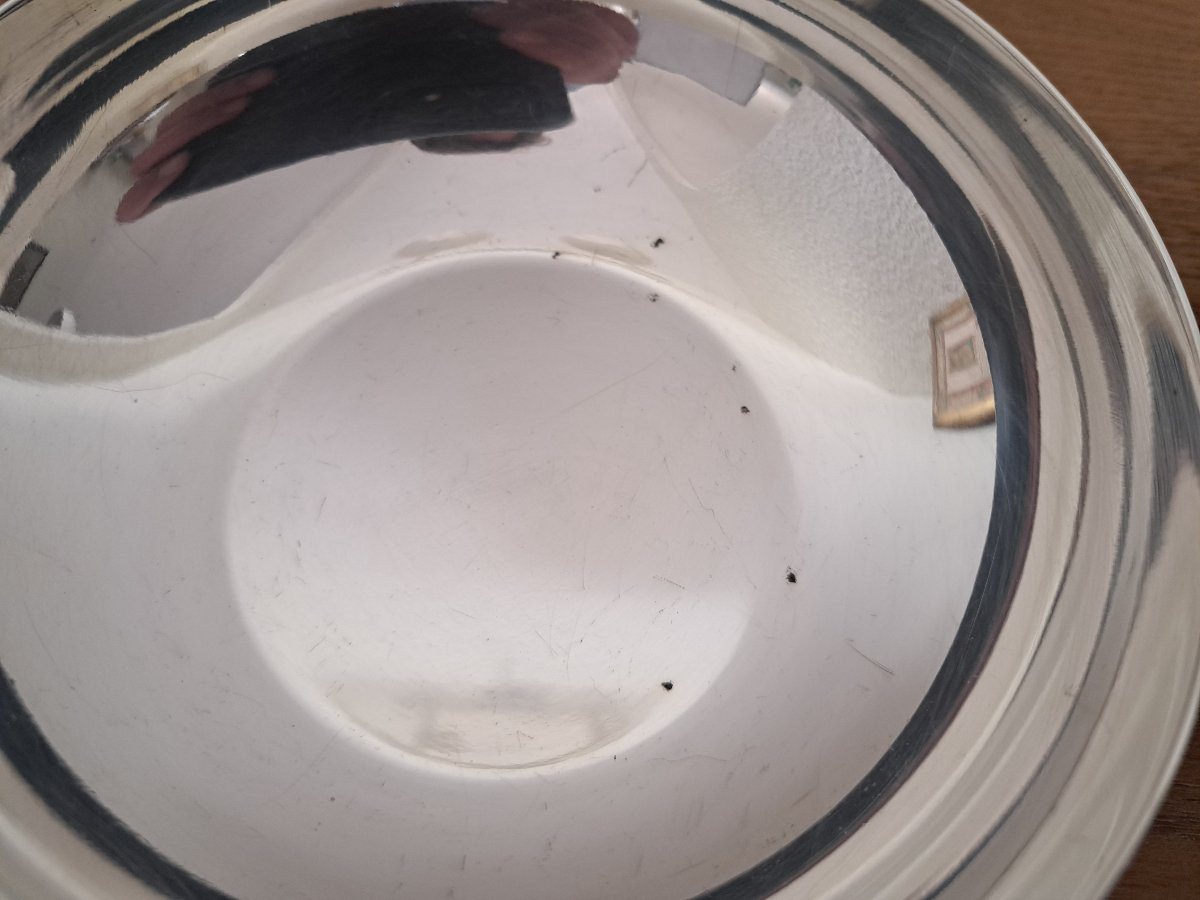 Christofle , Suite De 2 Vides Poches , Métal Argenté , XX°.-photo-2