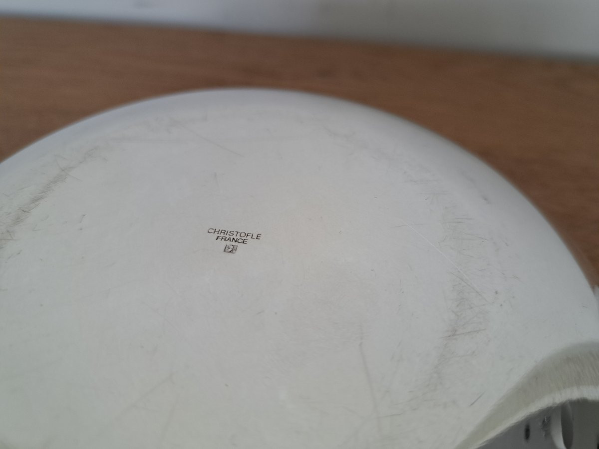 Christofle , Suite De 2 Vides Poches , Métal Argenté , XX°.-photo-8