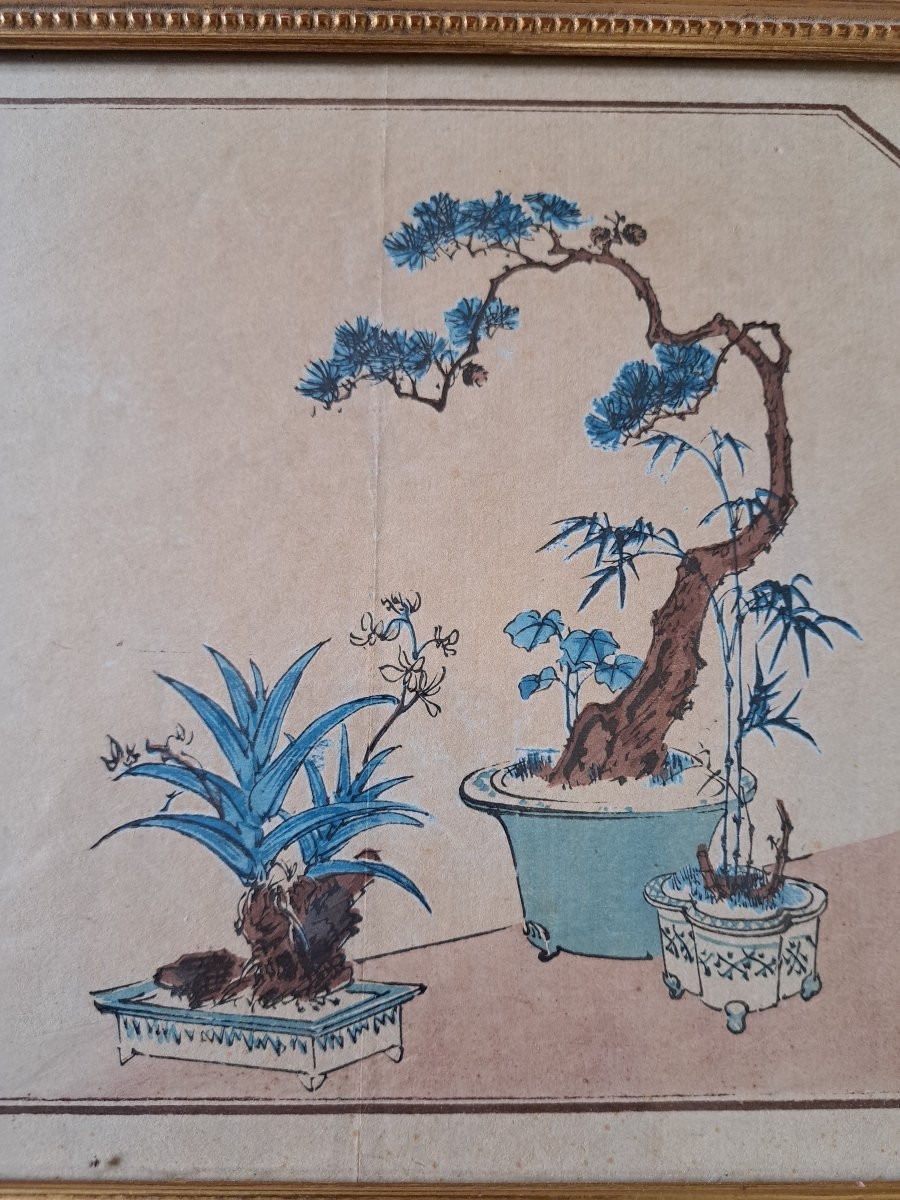 Japan , Pair Of Prints , Early XX°.-photo-2