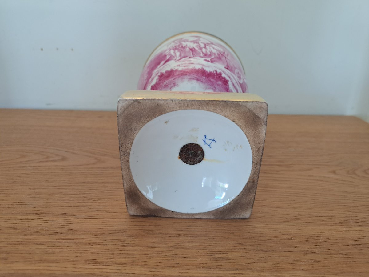 Sèvres , Vase , Amalthée Goat , Porcelain , XIX°.-photo-7