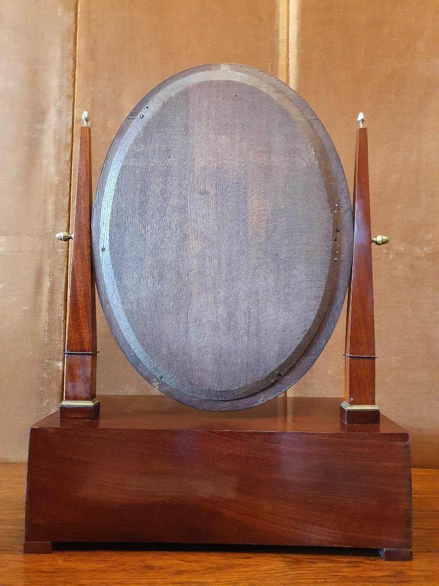 Psyché de table , Acajou , XIX°.  -photo-3