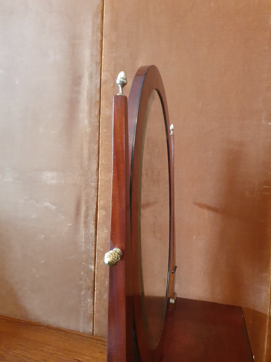 Psyché de table , Acajou , XIX°.  -photo-5