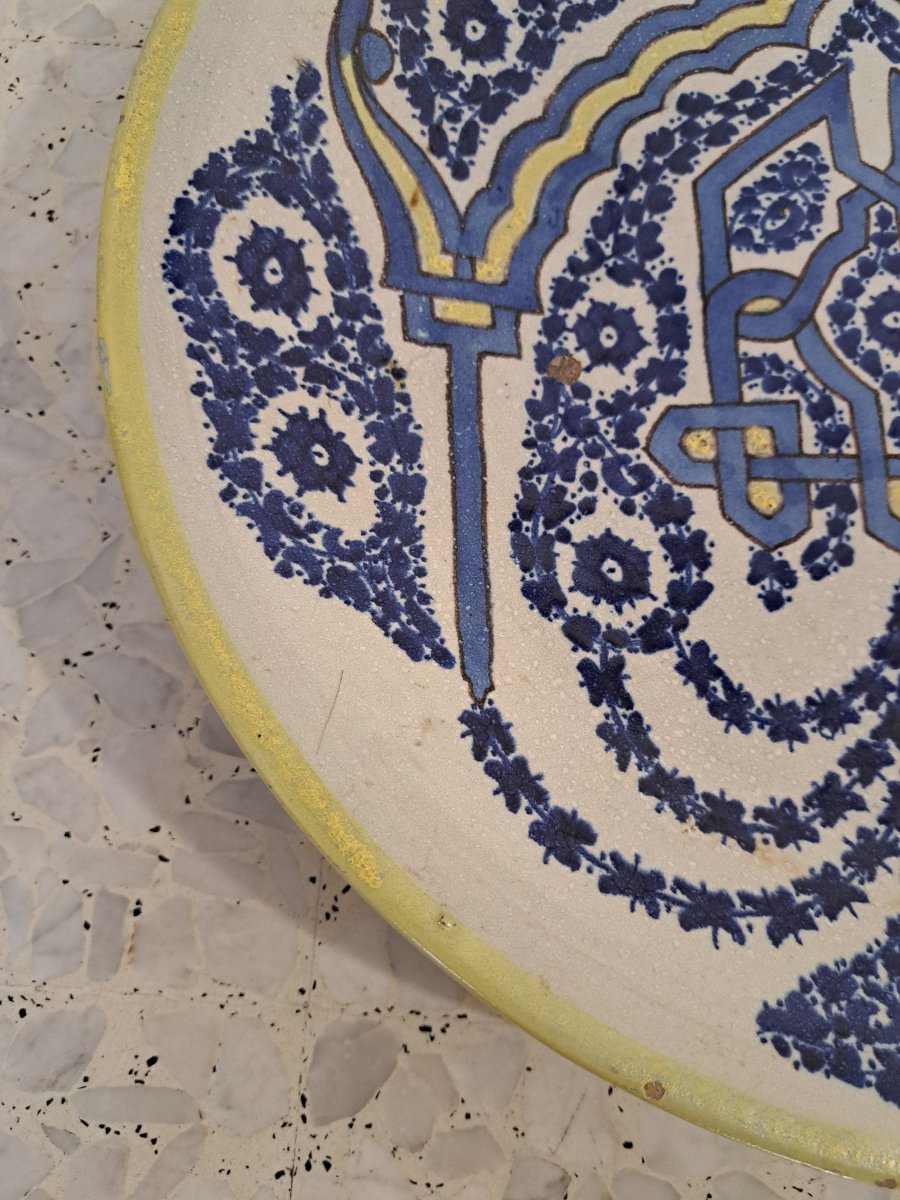 Plat "Tabsil", Serghini , Fès , Maroc , XIX°. -photo-7
