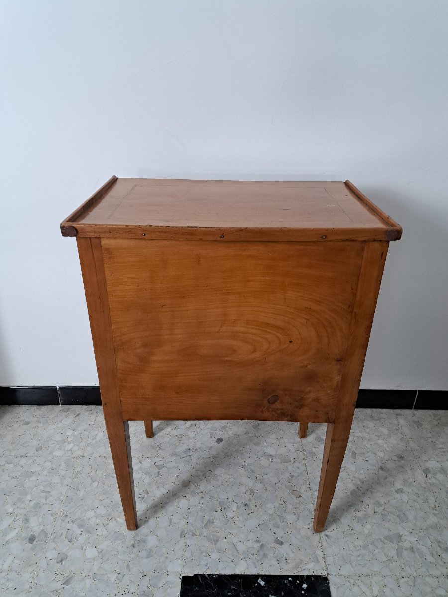 Table chiffonnière ,  Merisier , Fin XVIII°/Début XIX°. -photo-2