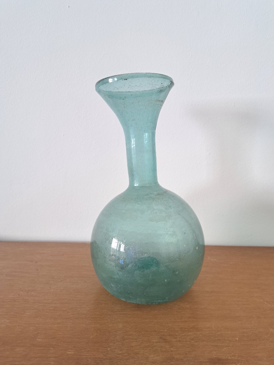 Bottle/vial, Glass, Grésigne?, 18th Century. -photo-3