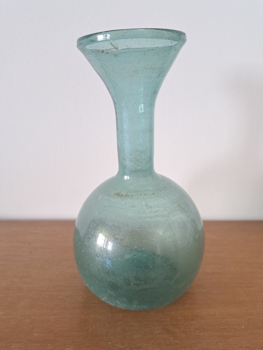 Bottle/vial, Glass, Grésigne?, 18th Century. -photo-3
