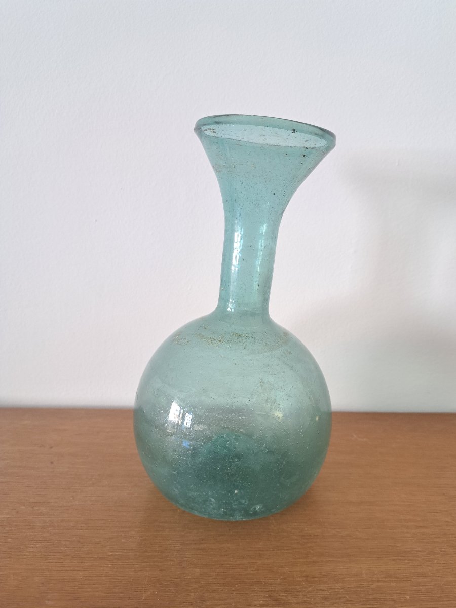 Bottle/vial, Glass, Grésigne?, 18th Century. 