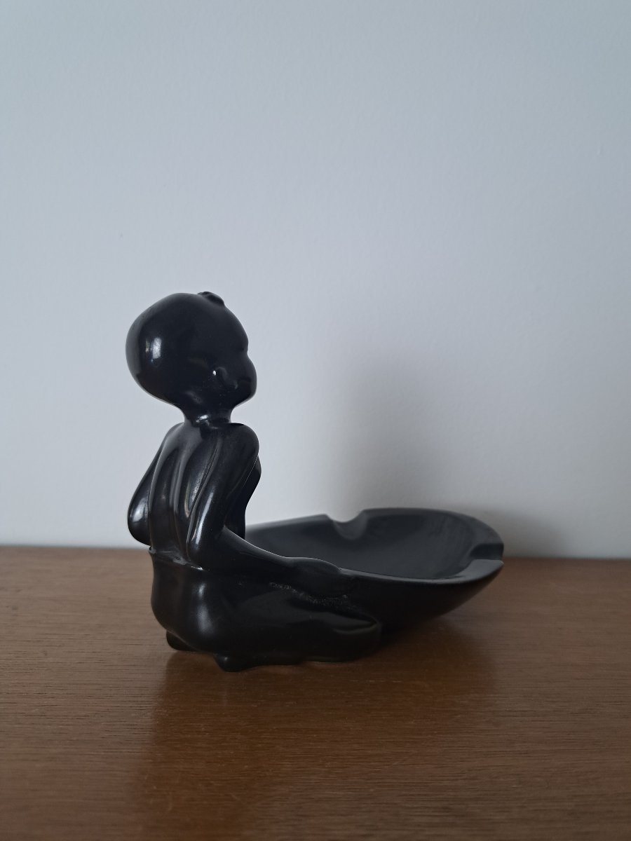 Pierre Meauzé For Villeroy & Boch, Congo Ashtray, Ceramic, 20th Century. -photo-3