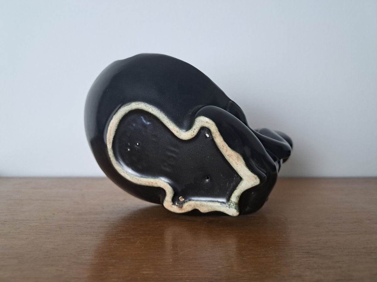 Pierre Meauzé For Villeroy & Boch, Congo Ashtray, Ceramic, 20th Century. -photo-4