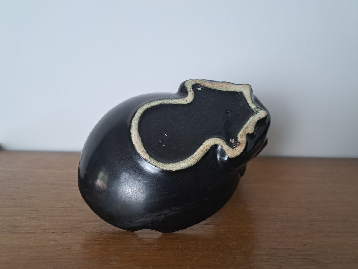 Pierre Meauzé For Villeroy & Boch, Congo Ashtray, Ceramic, 20th Century. -photo-5