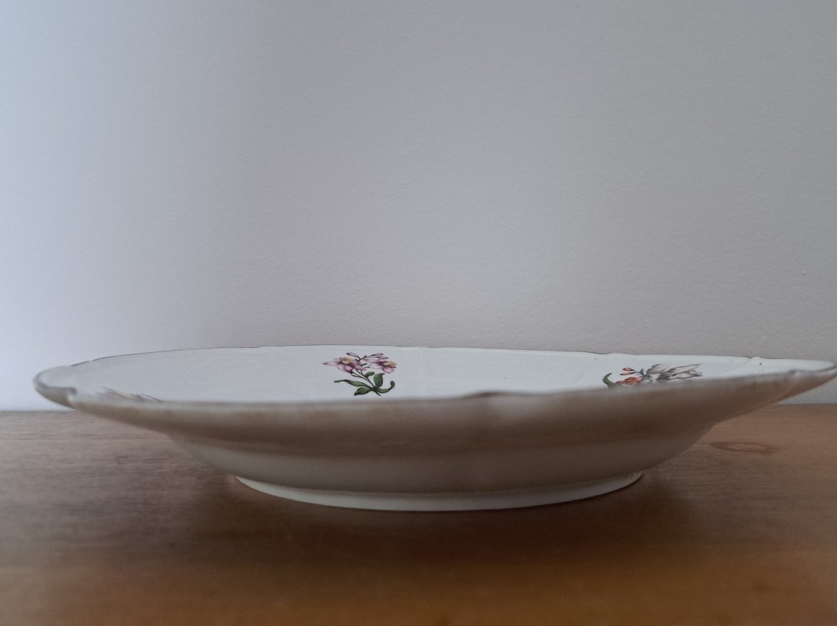 Meissen , Assiette plate , Porcelaine , Gotzkowsky , XVIII°. -photo-3