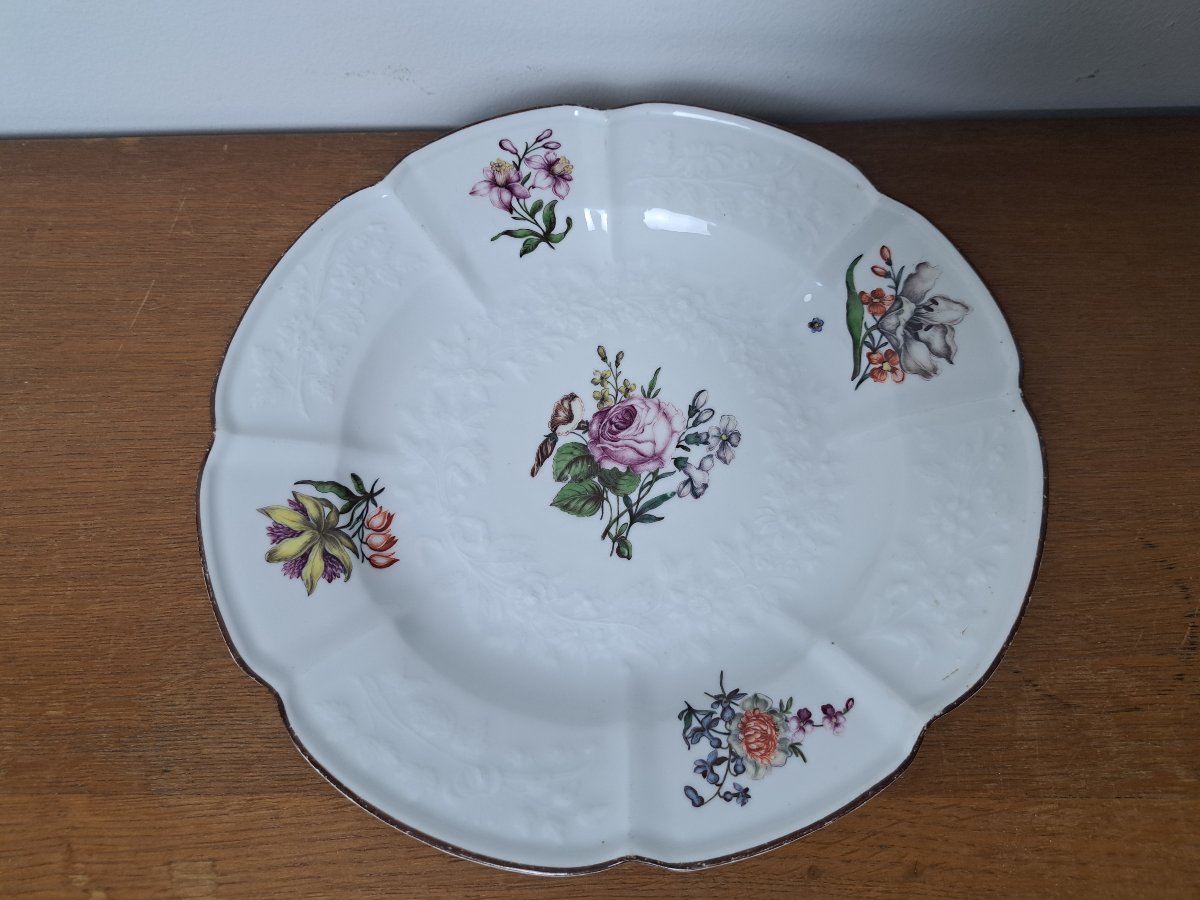 Meissen , Assiette plate , Porcelaine , Gotzkowsky , XVIII°. -photo-3