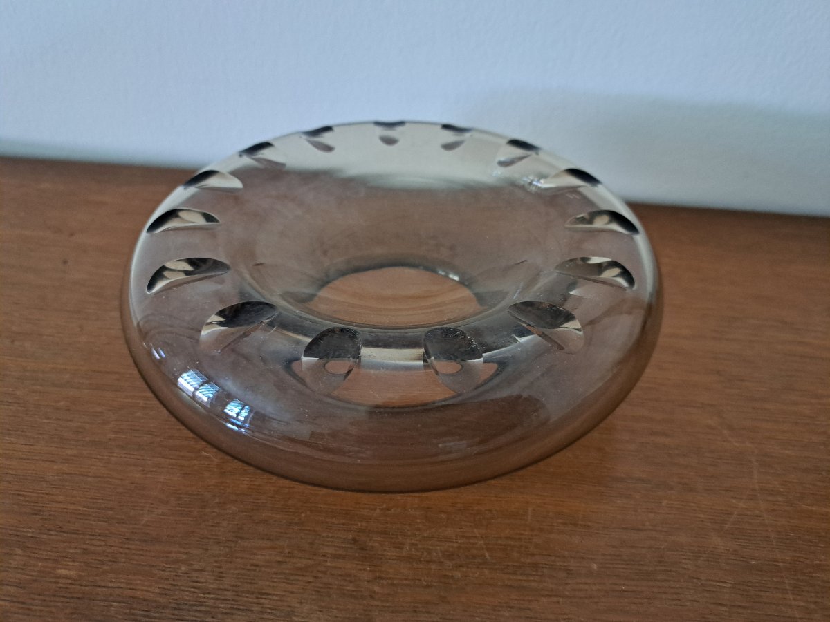 Marc Newson, Ashtray/trinket Dish, Smoked Glass, Late 20th Century. 