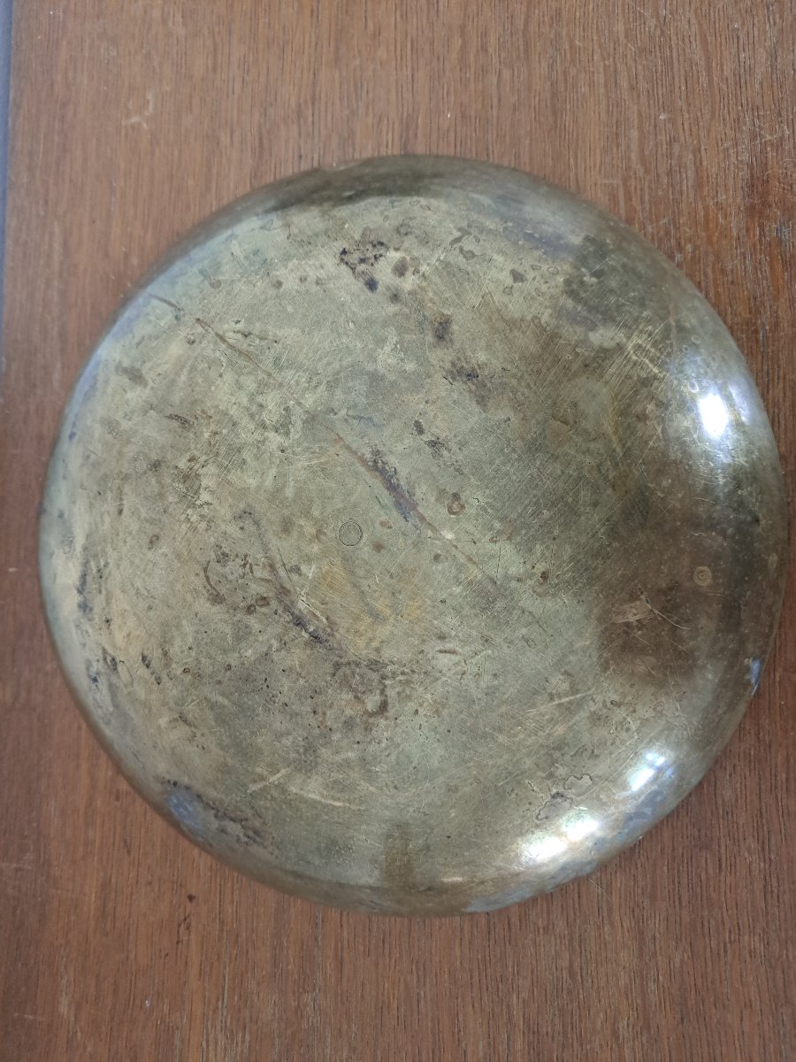 Iran, Qajar, Chiseled Plate, Brass, 19th Century.-photo-5