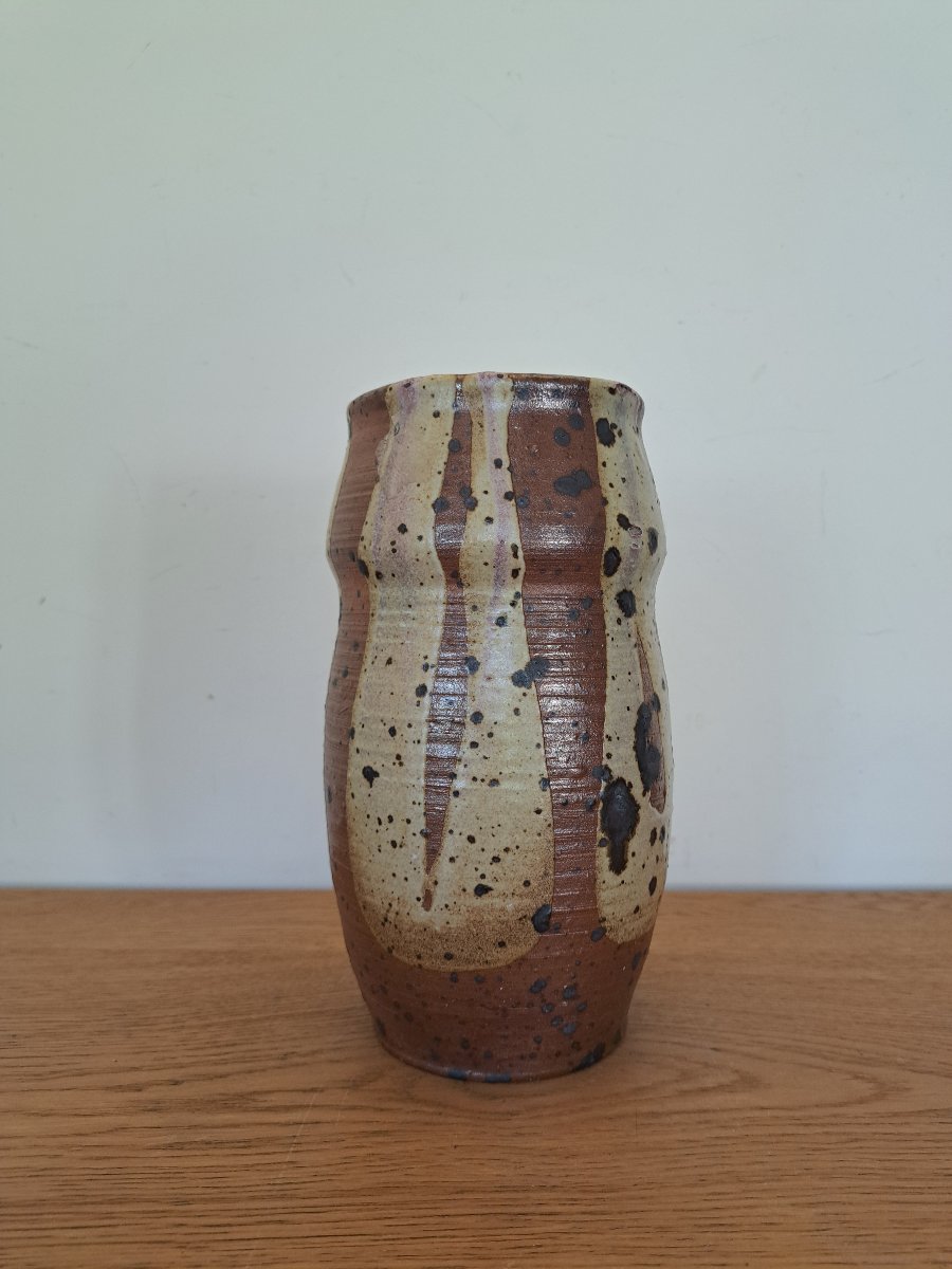 André Bodin, La Borne, Vase, Ceramic, 20th Century.-photo-2