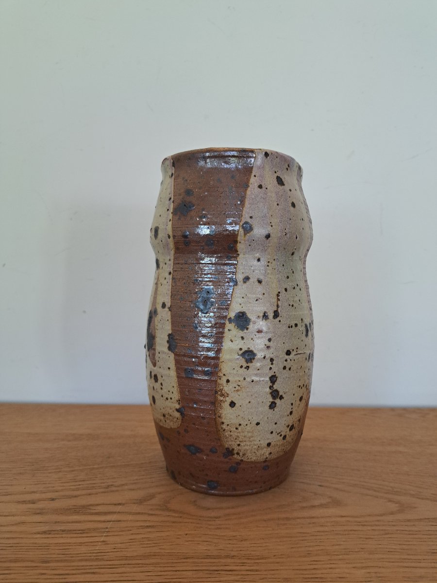 André Bodin, La Borne, Vase, Ceramic, 20th Century.-photo-3