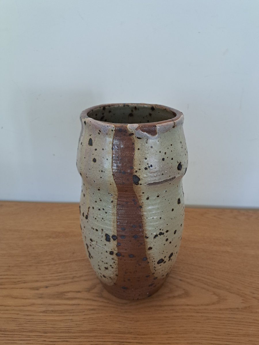André Bodin, La Borne, Vase, Ceramic, 20th Century.-photo-4