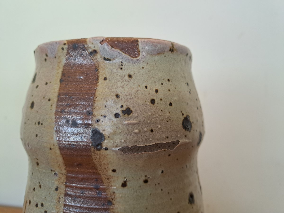 André Bodin, La Borne, Vase, Ceramic, 20th Century.-photo-1