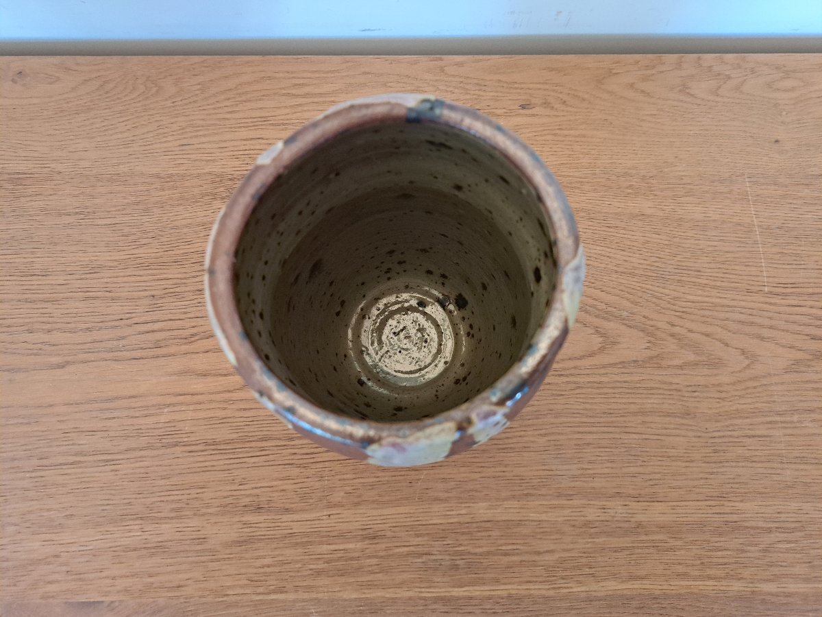 André Bodin, La Borne, Vase, Ceramic, 20th Century.-photo-2