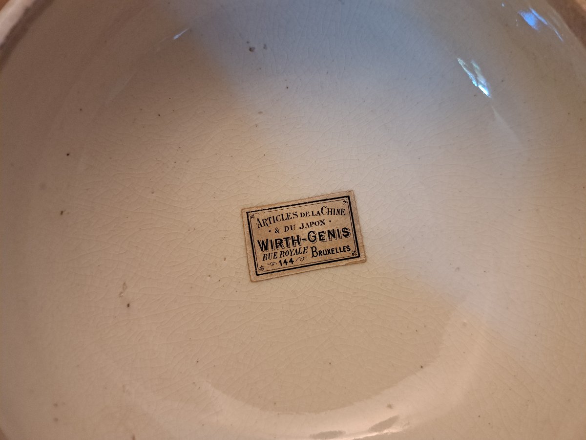 Japon , Bonbonnière , Céramique , Satzuma , Meiji , XIX°. -photo-5