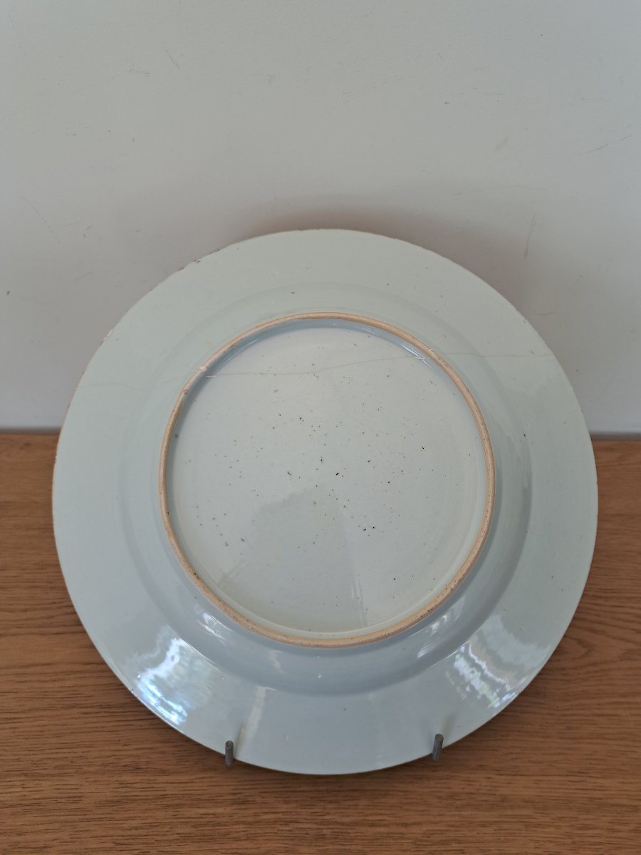 China, Serving Plate, Porcelain, Green Family, 18th Century. -photo-5