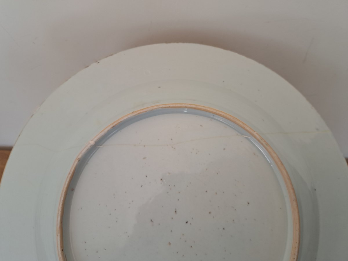 China, Serving Plate, Porcelain, Green Family, 18th Century. -photo-6
