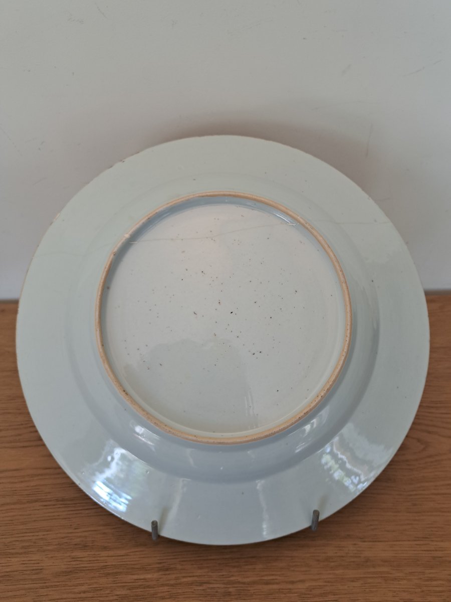 China, Serving Plate, Porcelain, Green Family, 18th Century. -photo-7