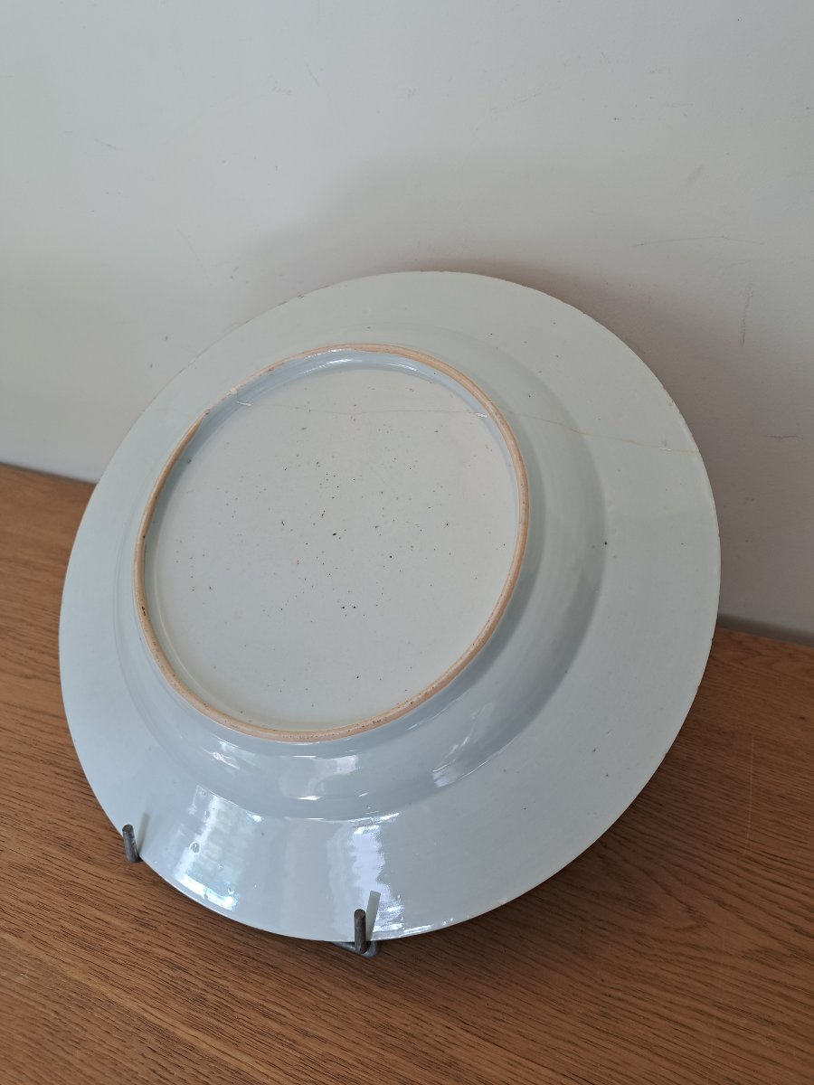 China, Serving Plate, Porcelain, Green Family, 18th Century. -photo-8