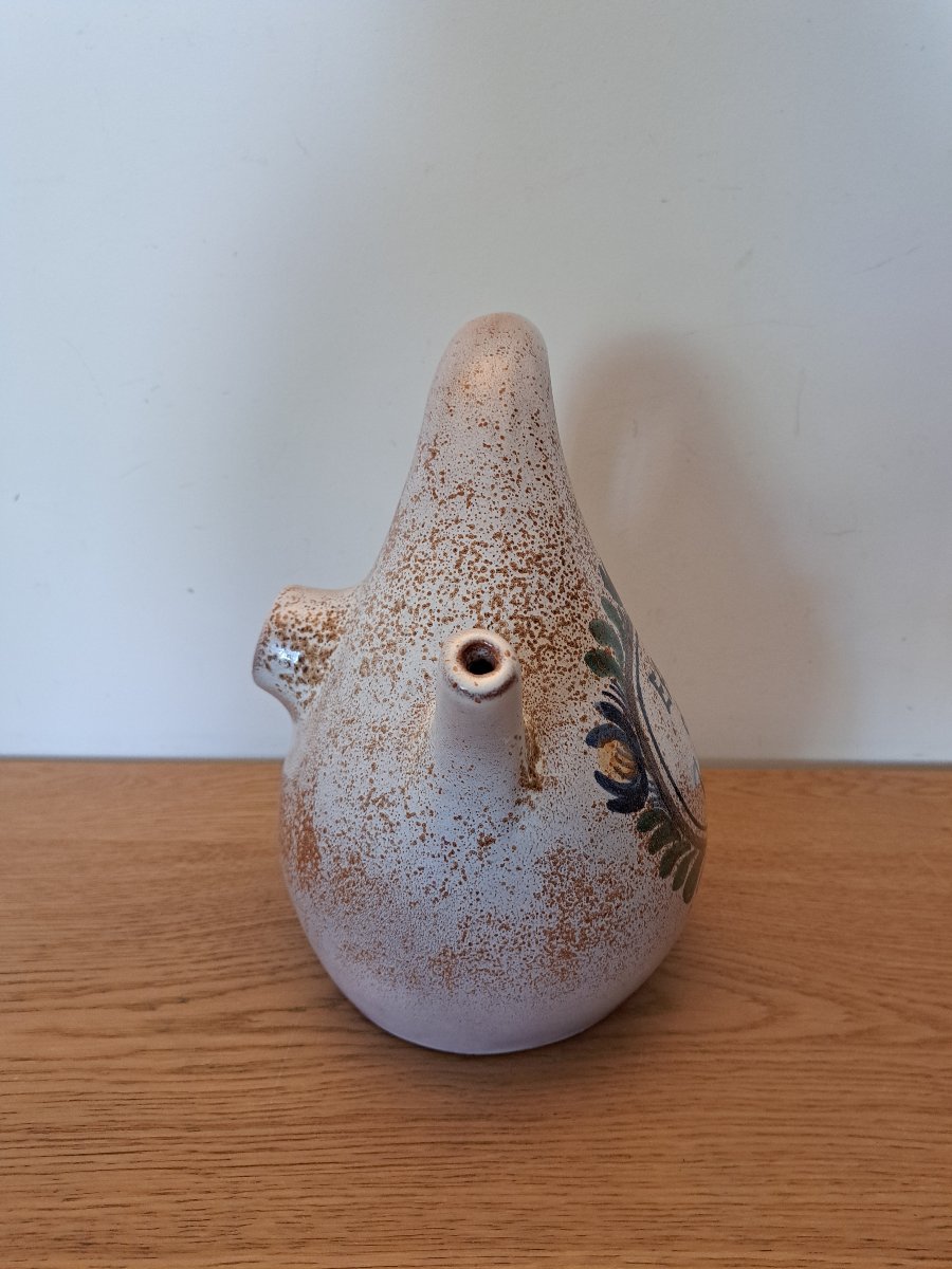 Jean De Lespinasse, "eau De Vie," Coloquinte Bottle, Ceramic, 20th Century. -photo-1