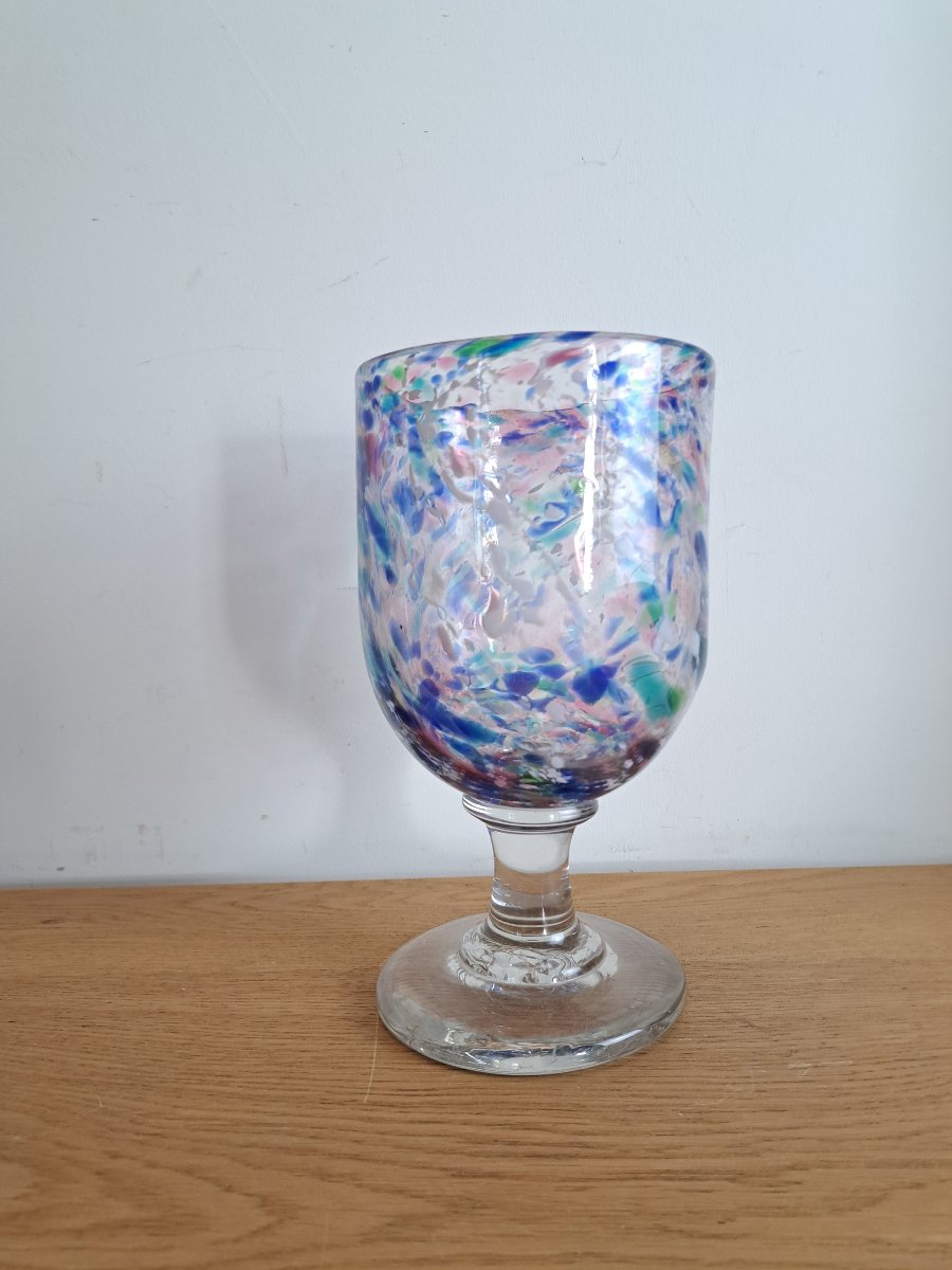 Clichy Glassworks, Vase, Blown Glass, 19th Century-photo-2