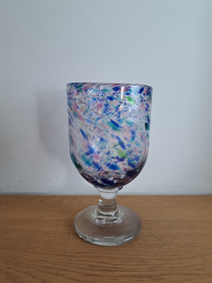 Clichy Glassworks, Vase, Blown Glass, 19th Century-photo-3