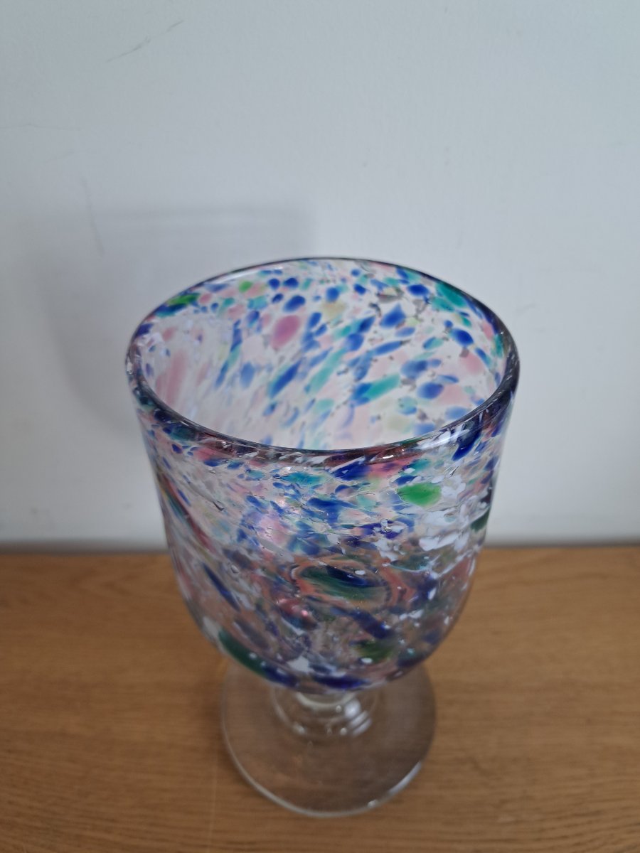 Clichy Glassworks, Vase, Blown Glass, 19th Century-photo-1