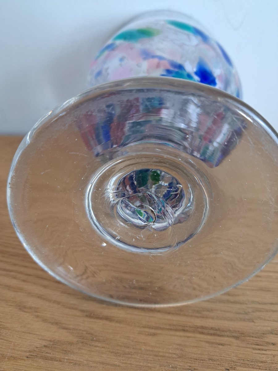 Clichy Glassworks, Vase, Blown Glass, 19th Century-photo-3