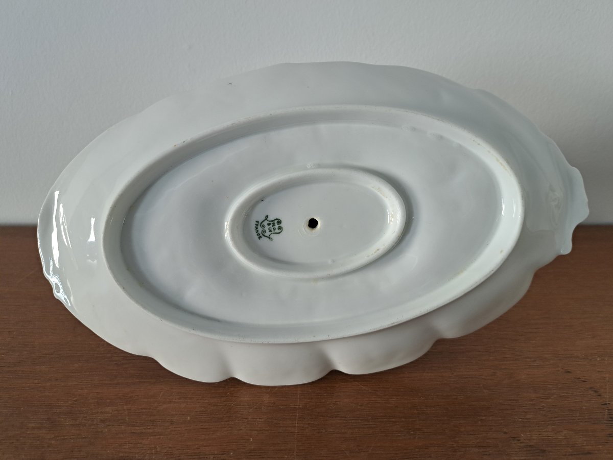 William Guérin, Gravy Boat, Rocaille, Porcelain, Limoges, Early 20th Century. -photo-4